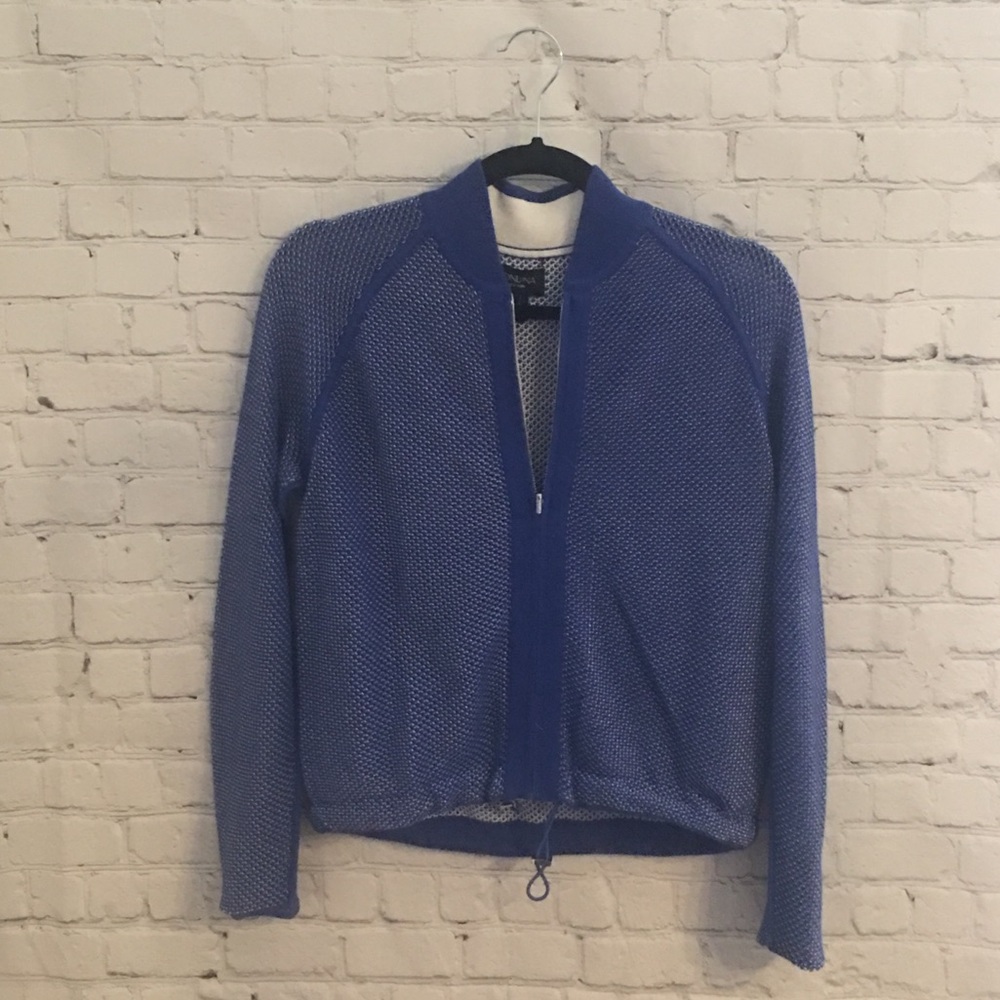 Rondina NY mesh silk blend cardigan
